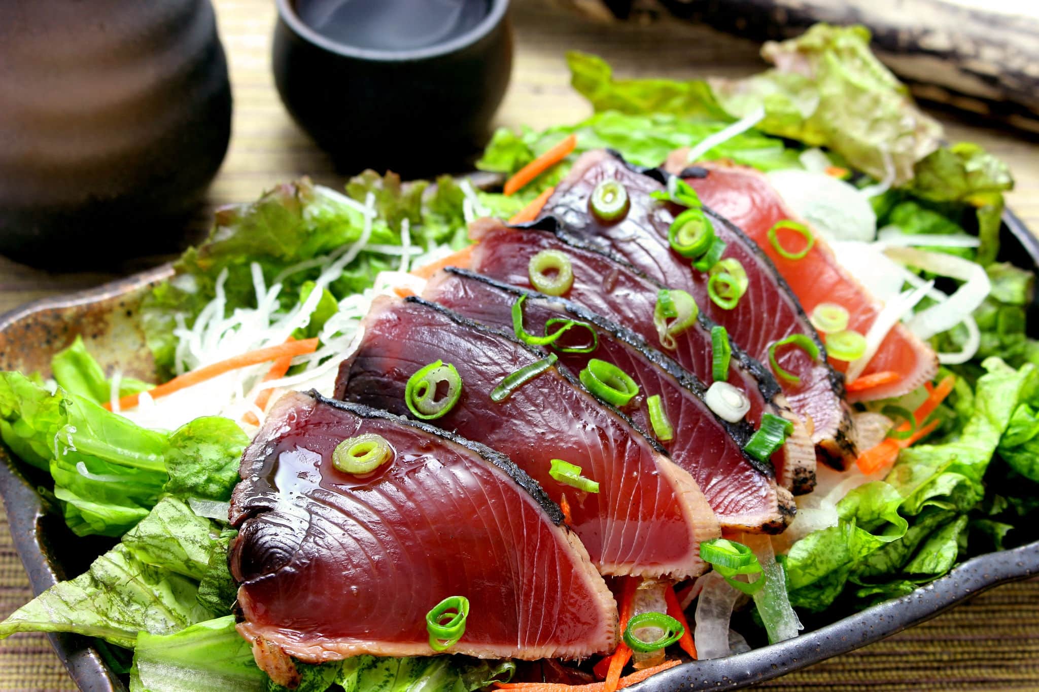 Seared Bonito slices