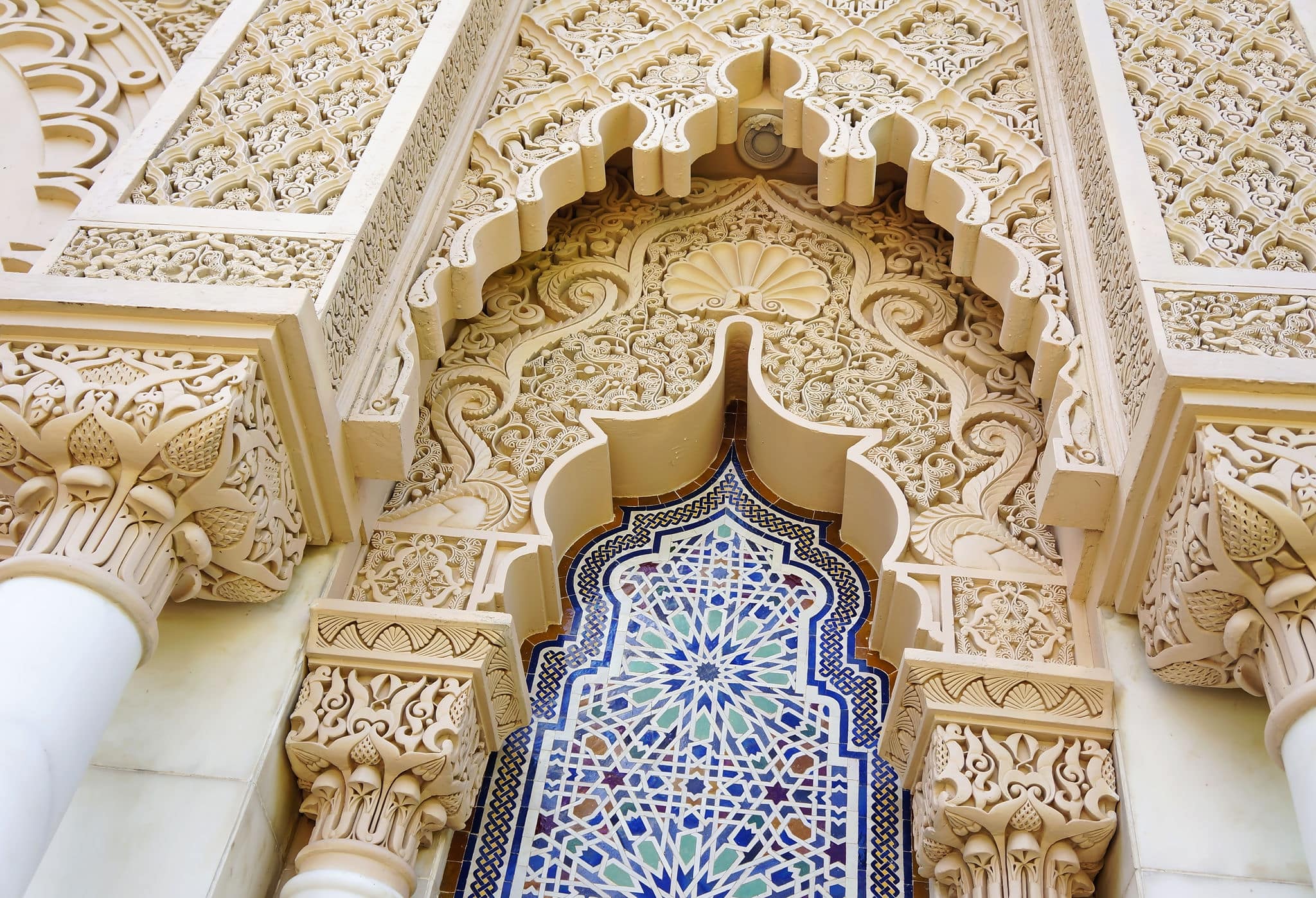 Middle east or Moroccan architecture traditional design