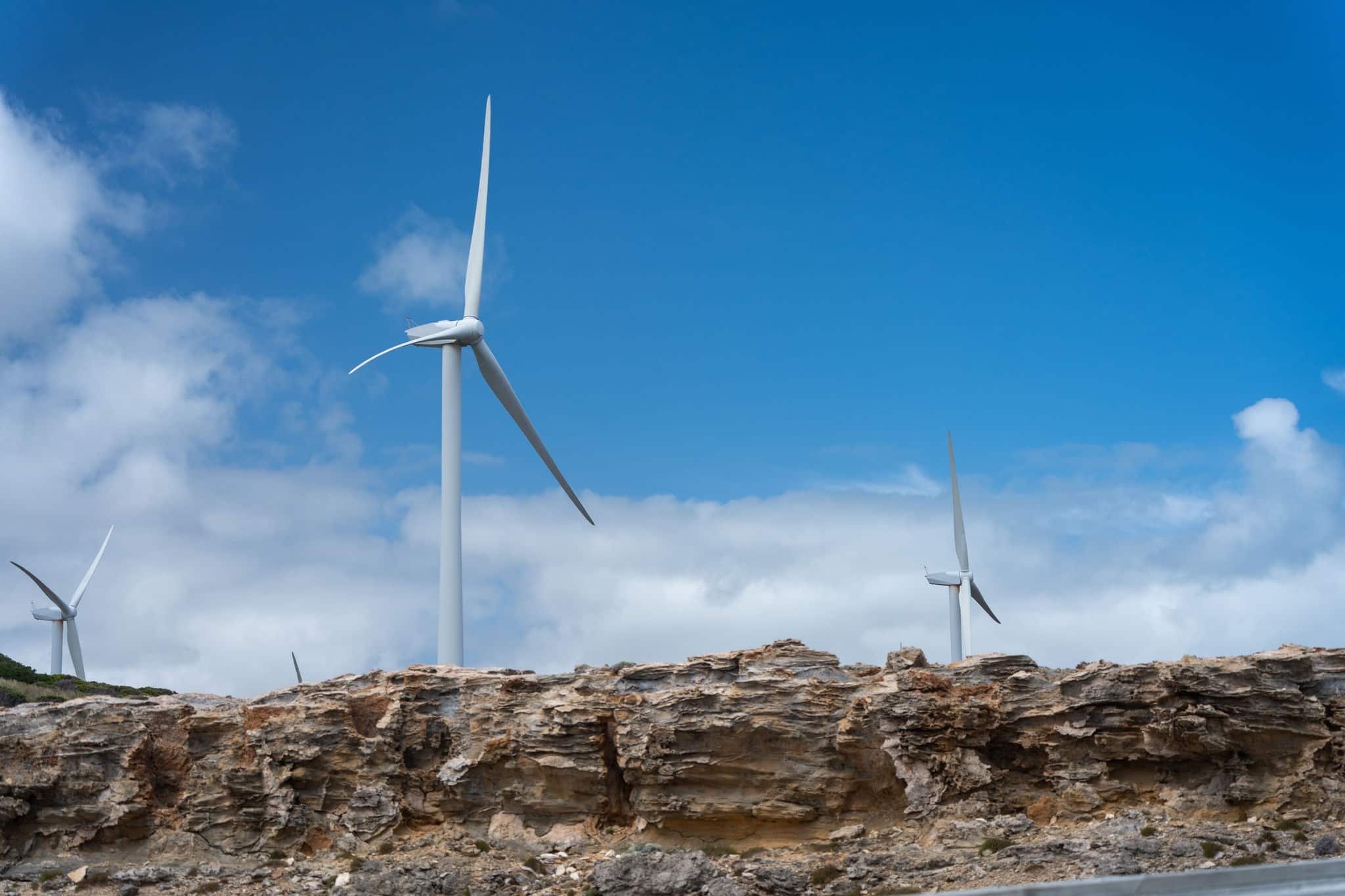 Wind turbines near Portland, Victoria, Australia