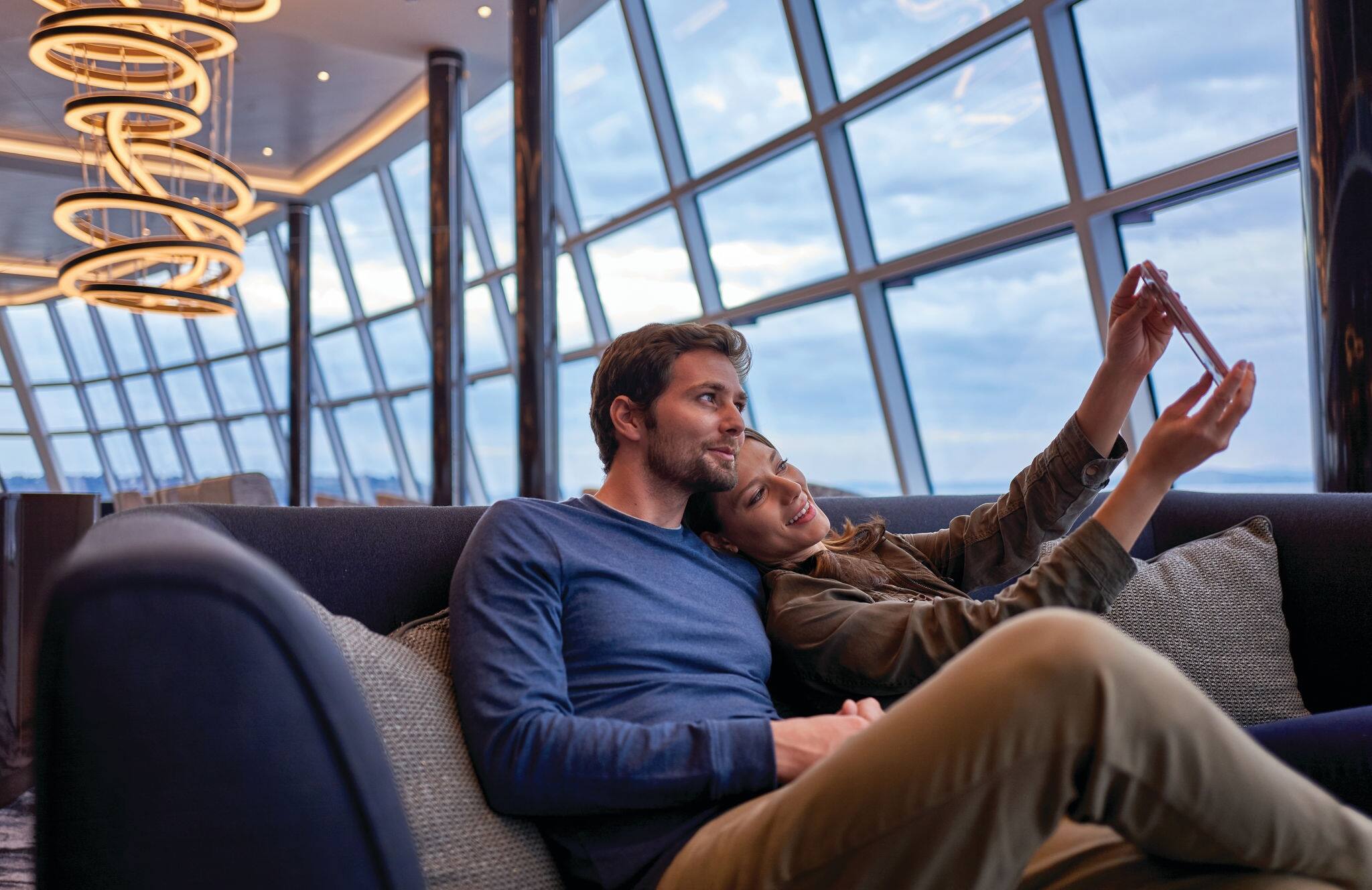 NCL Bliss Observation Lounge Couple