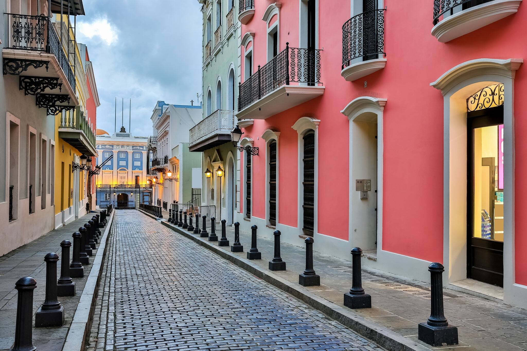 Street in old San Juan, Puerto Rico