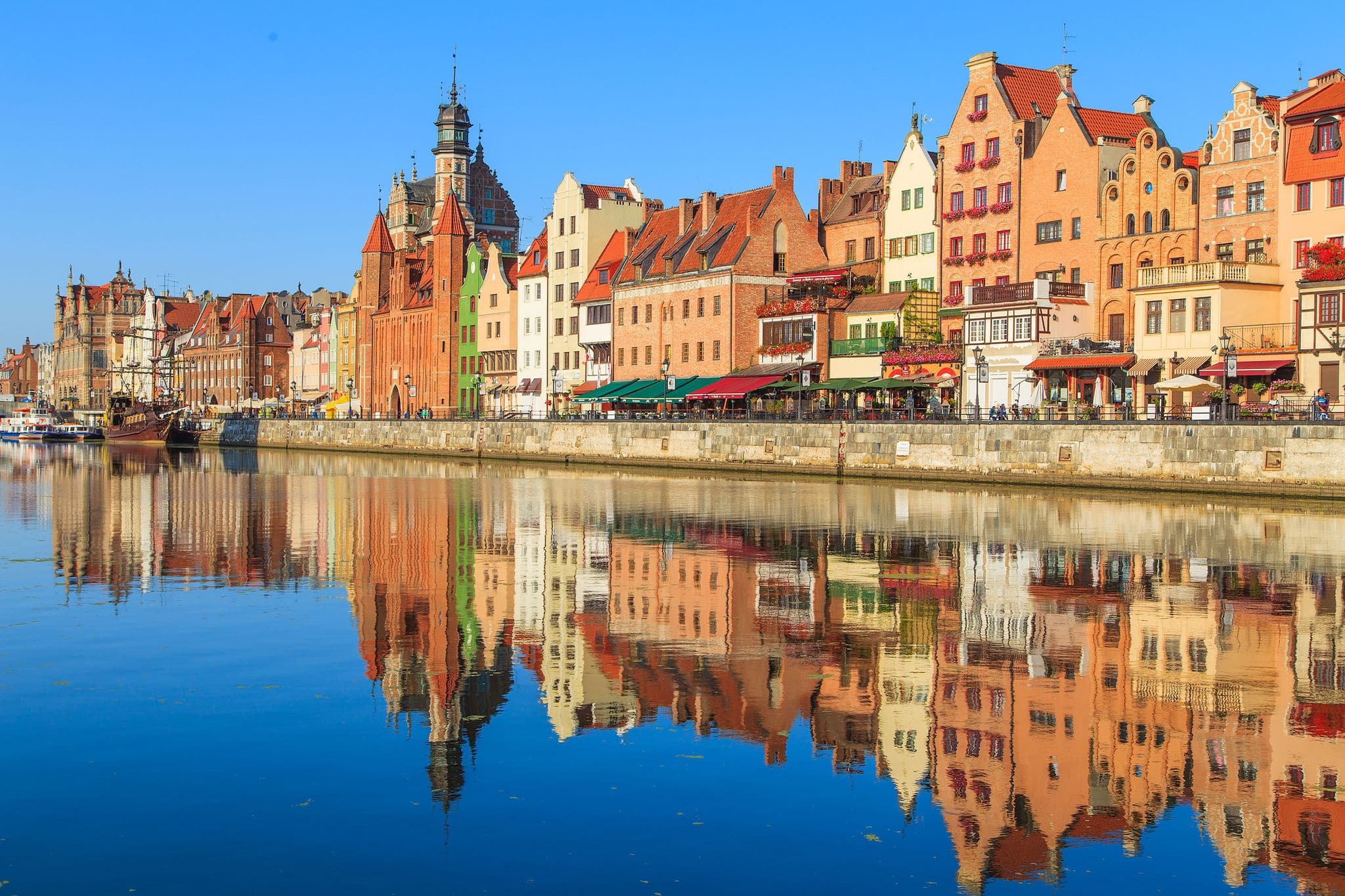 Cityscape of Gdansk in Poland
