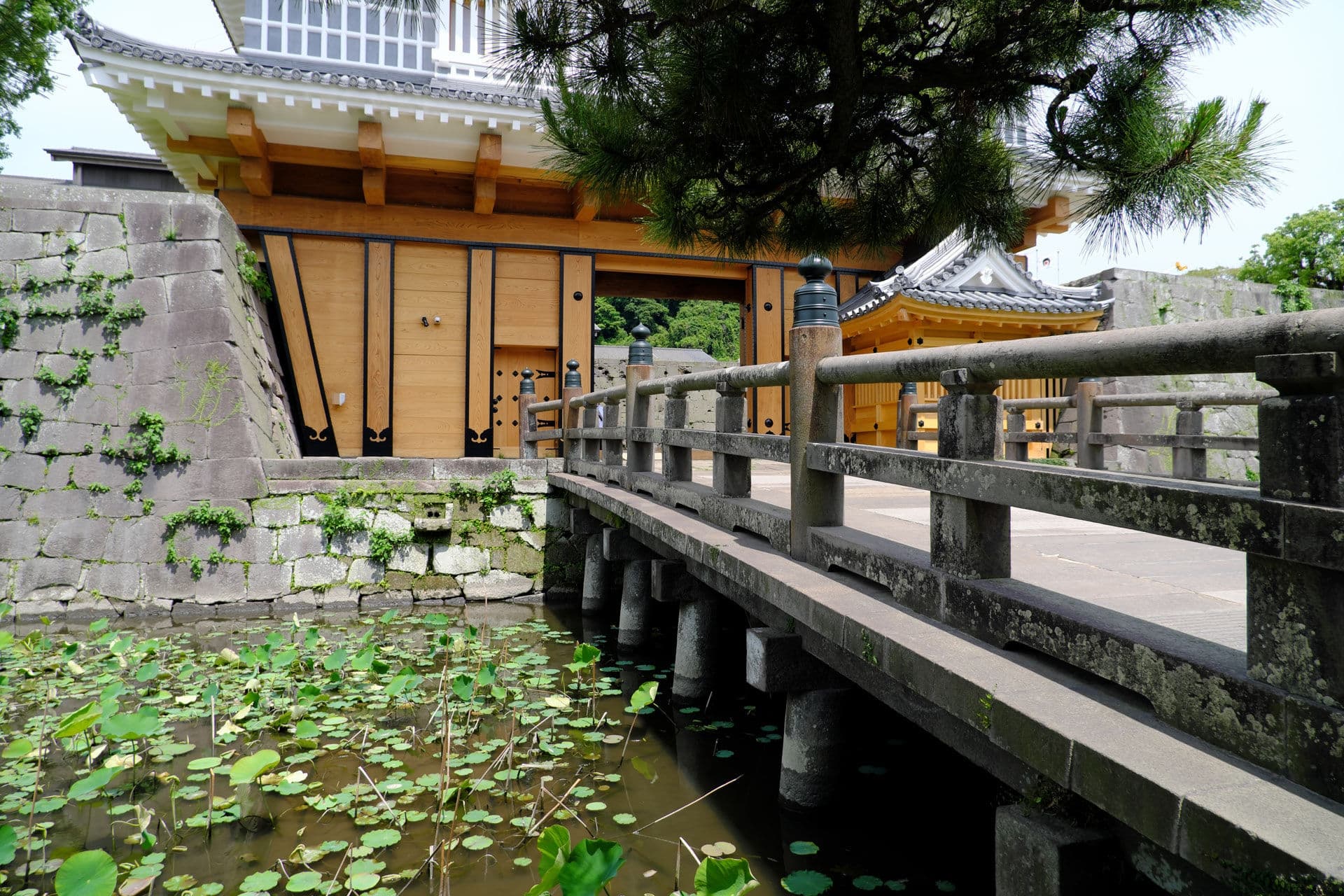 Big entrance to Kagoshima Castle