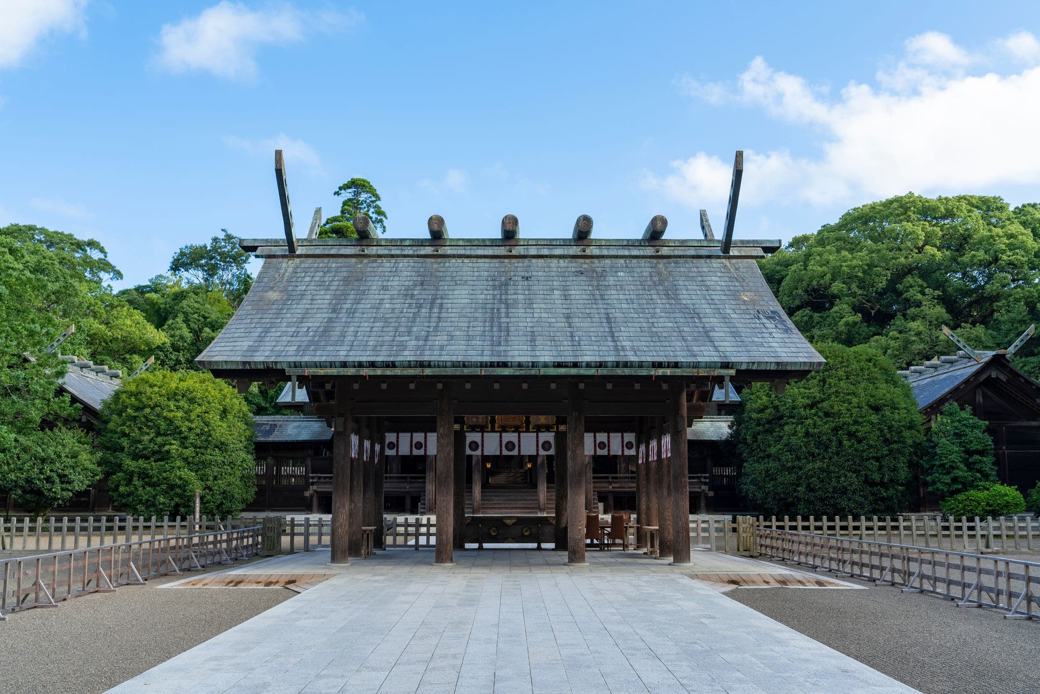 Miyazaki shrine  in Miyazaki, Japan. 