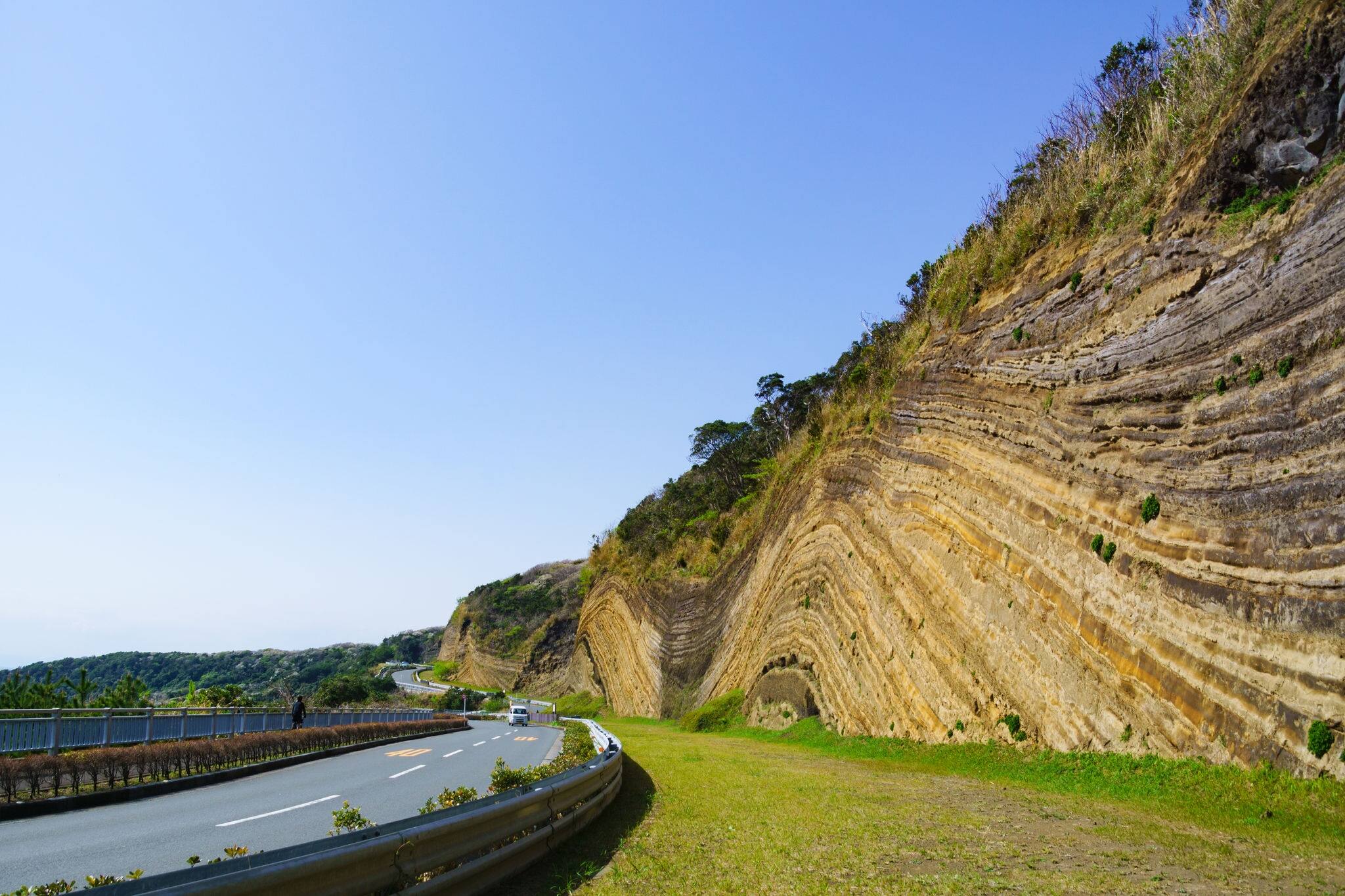 Japan izu oshima geographic landscape