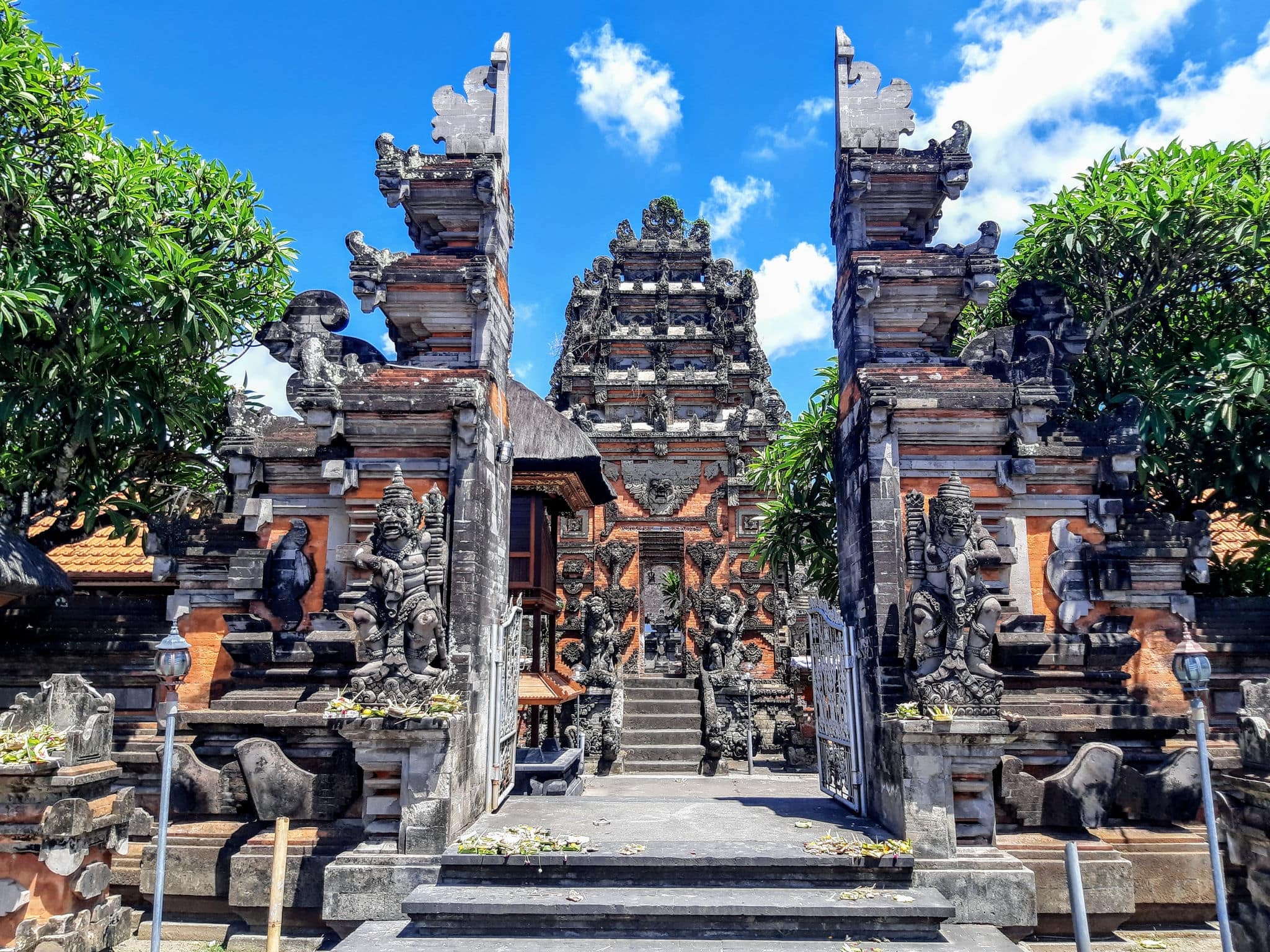 The Beautiful of Candi Bentar Temple in Bali