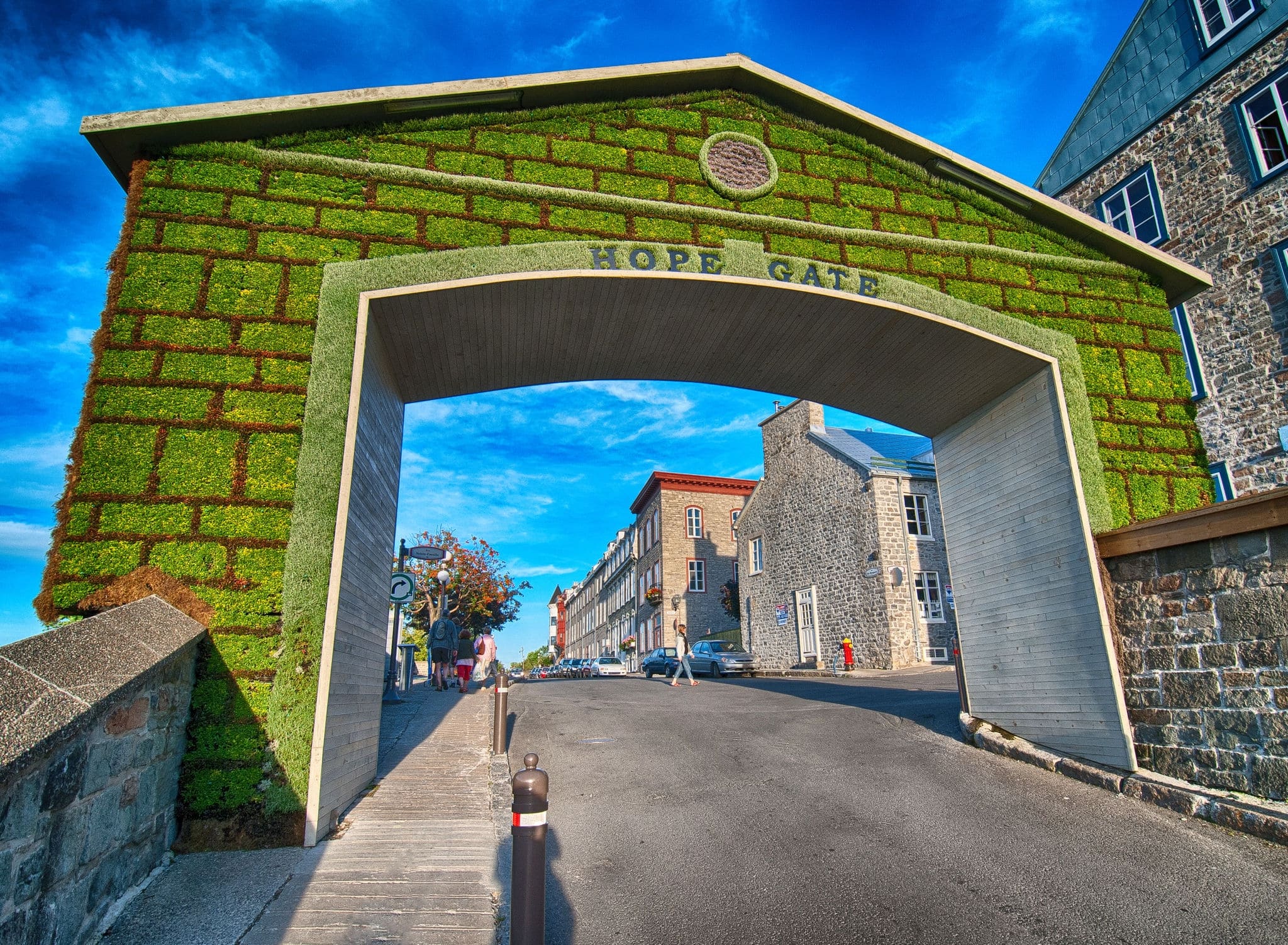 Wonderful ancient architecture of Quebec City, Canada.