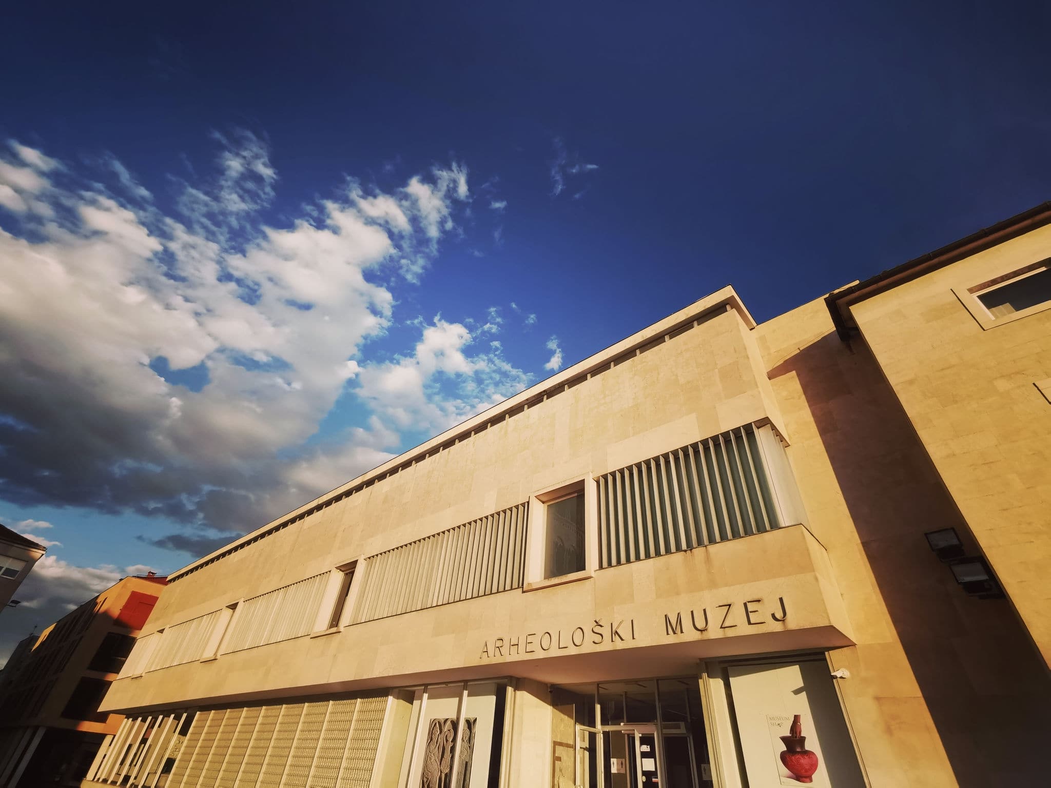 Zadar, Croatia 25 September 2020: Archeological museum building in town of Zadar