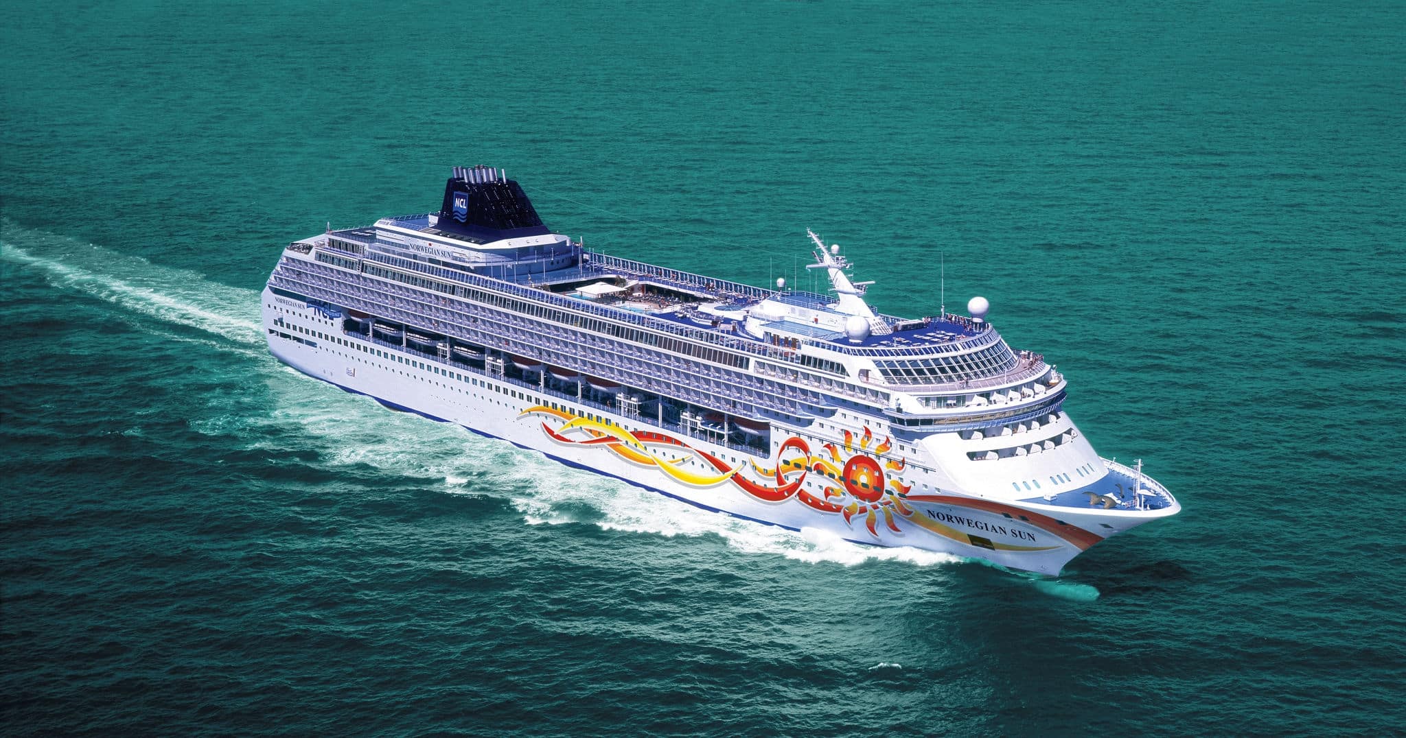 Norwegian Sun - Norwegian Cruise Line.Aerial