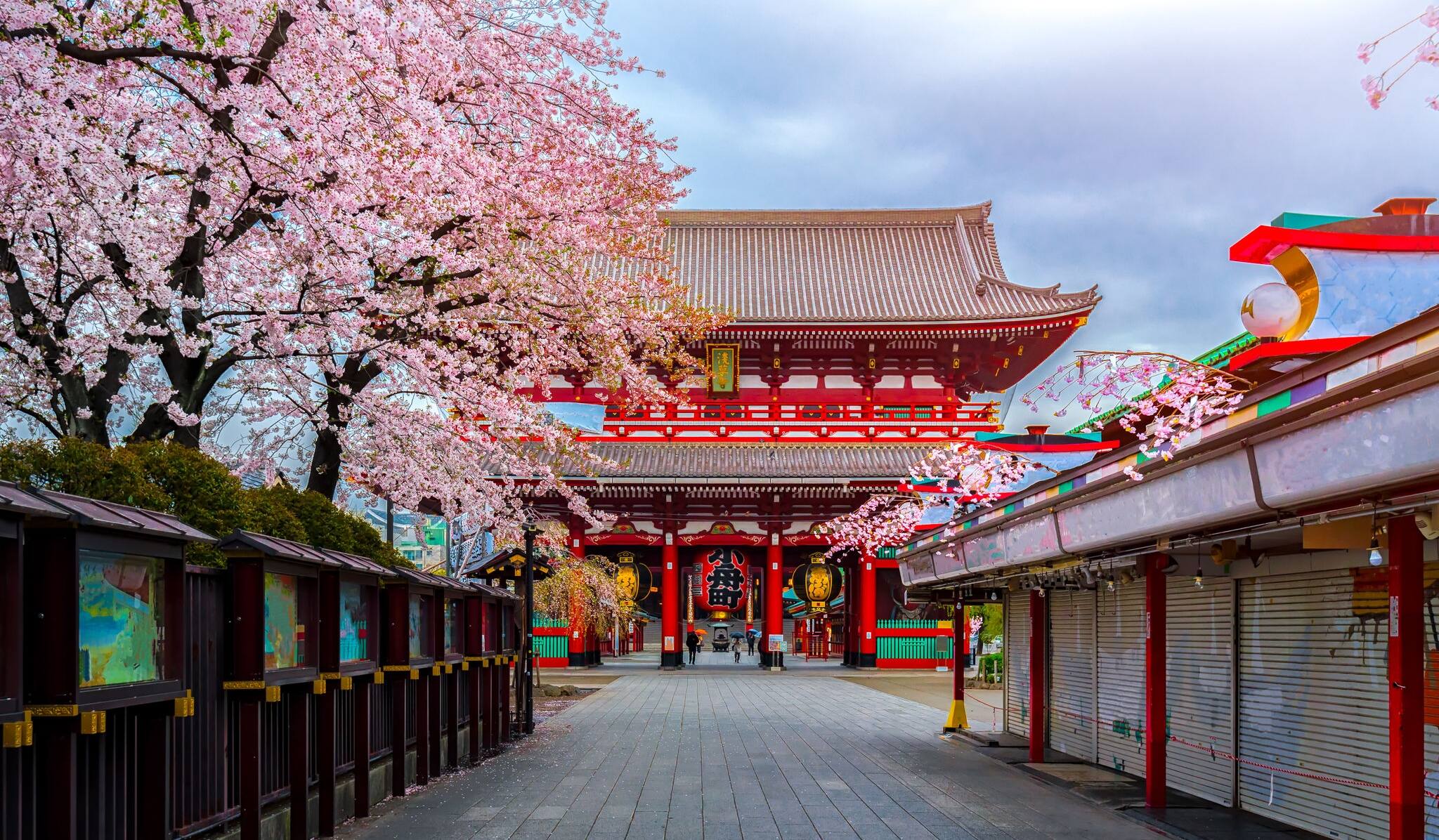 Sensoji-ji Temple in Asakusa is Tokyo's oldest temple, and one of its most significant in Tokyo, Japan.
