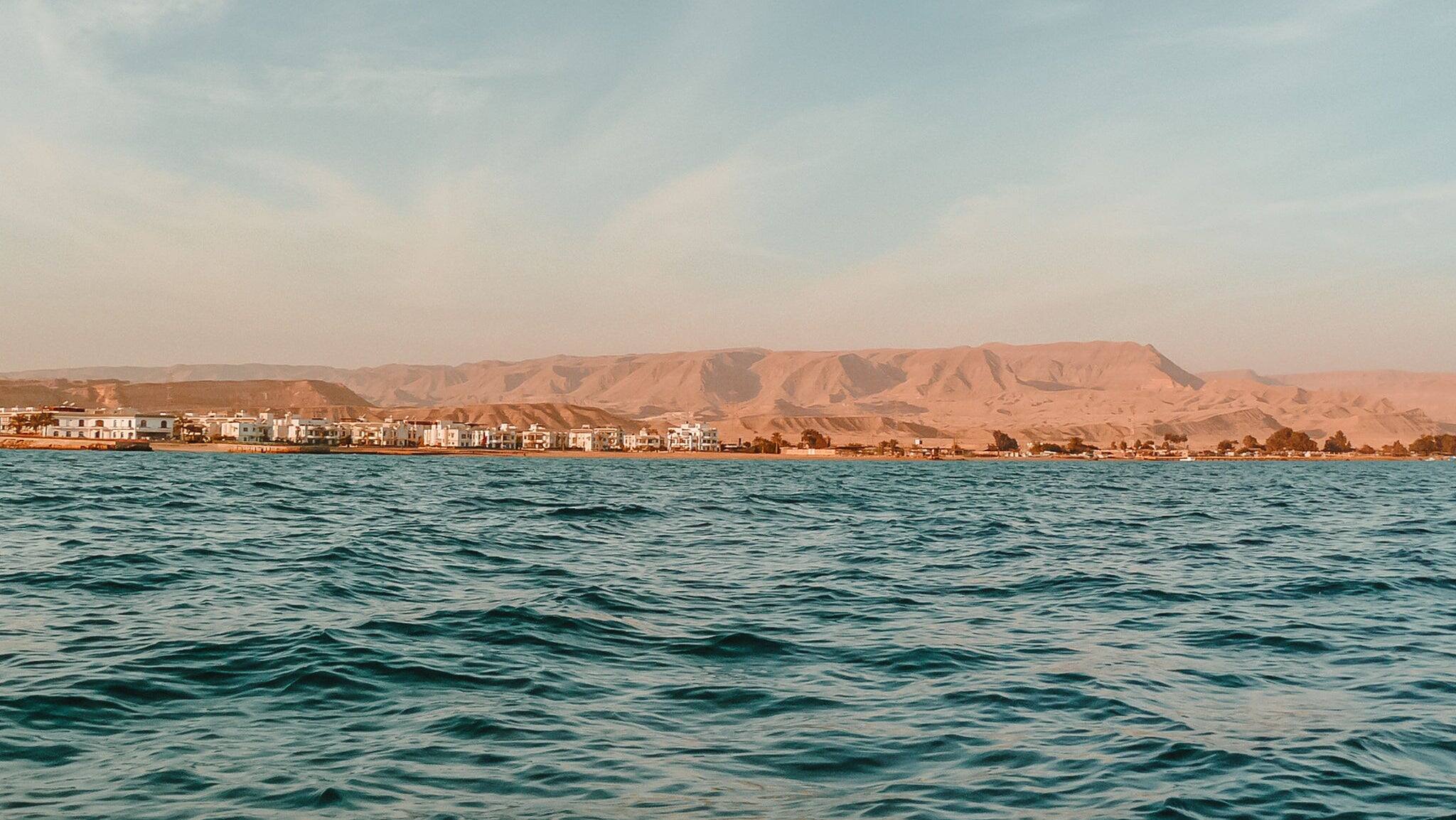 Skyline of Al Ain Al Sokhna, Suez, Egypt 