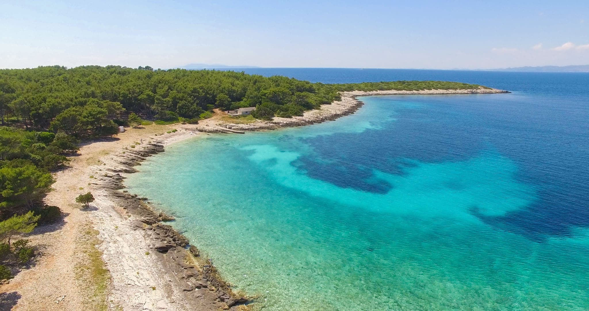 Proizd beach near Dalmatian Island of Korcula ,Croatia.