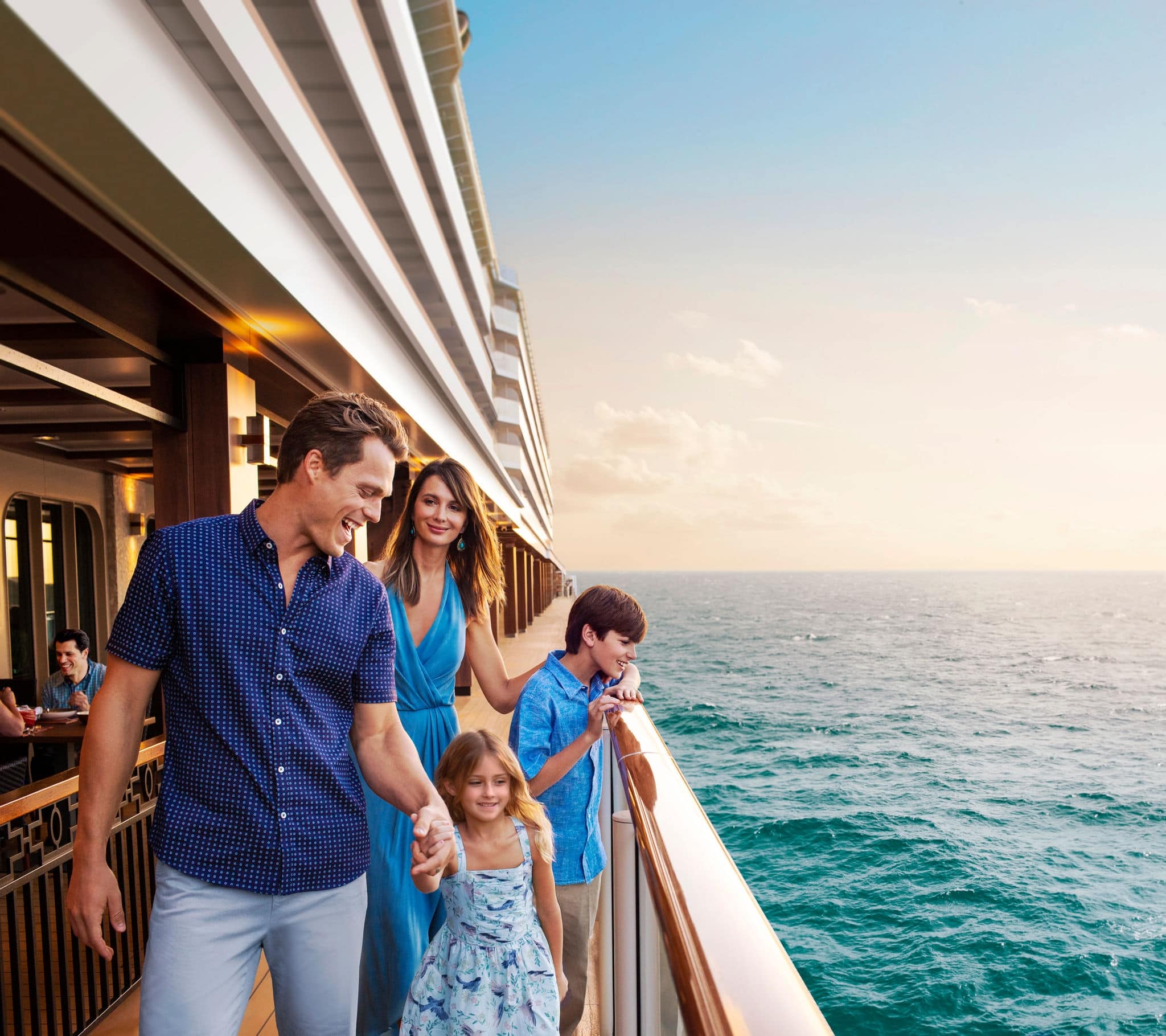 Family on Norwegian Escape
