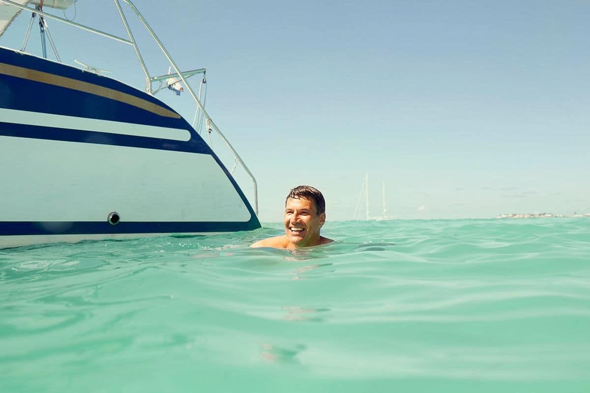 Cruising solo in the Caribbean.