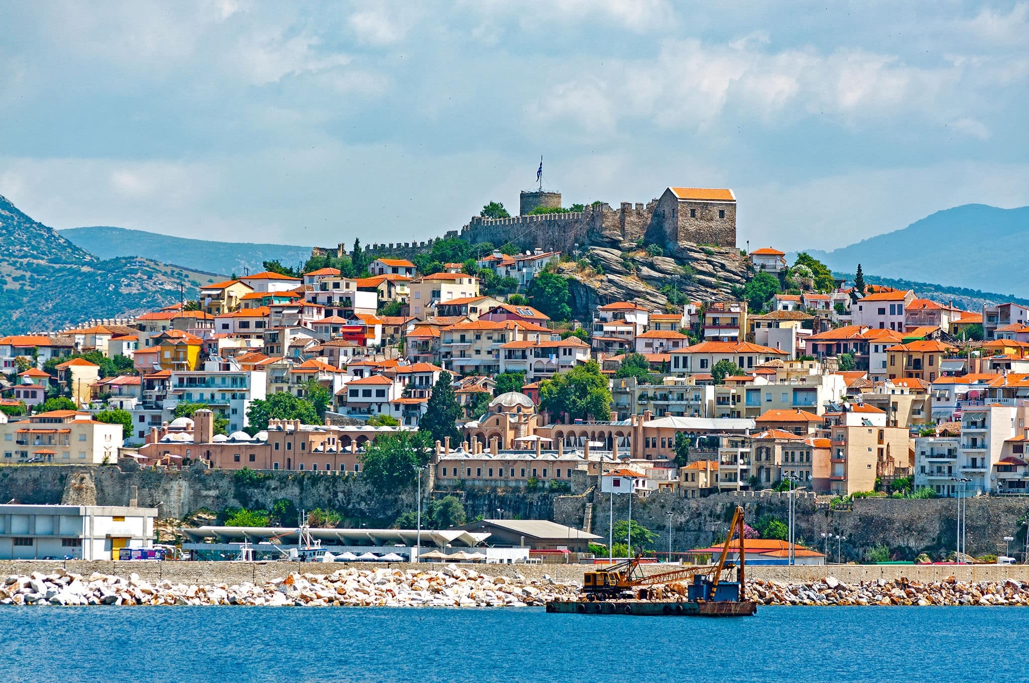 Kavala city in Greece