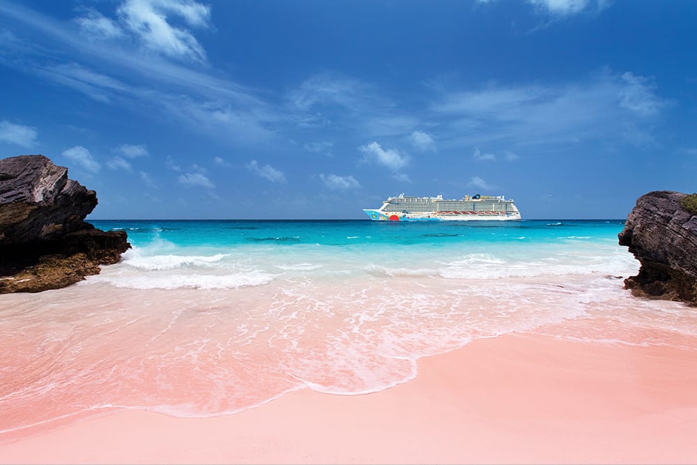 NCL Breakaway off the coast of Bermuda