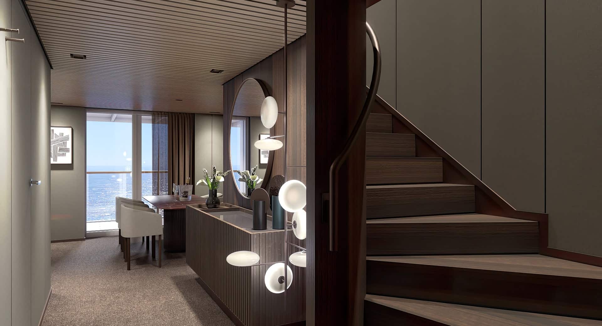 H8 - The Haven Duplex Suite, 3 habitaciones y camarote con balcón privado