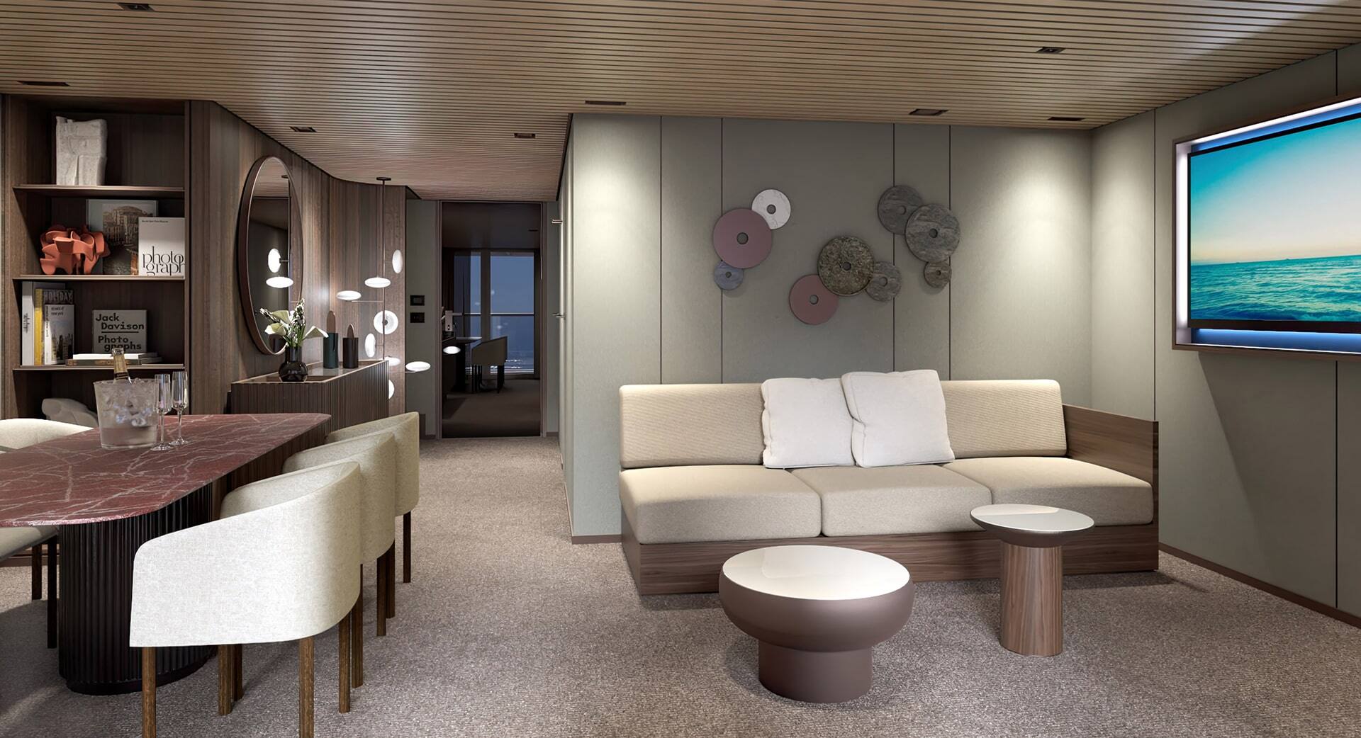 The Haven Duplex Suite con 3 habitaciones y camarote con balcón grande