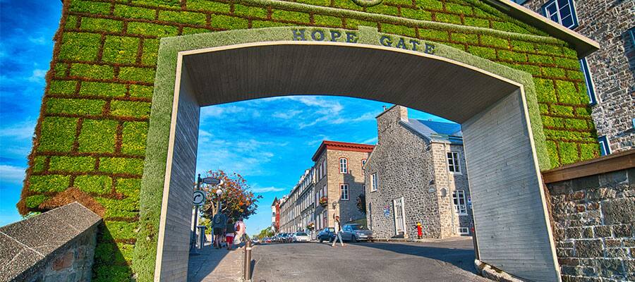 Hope Gate ofrece vistas increíbles en tu crucero a Canadá y Nueva Inglaterra