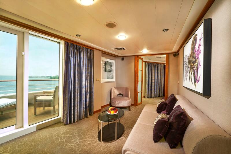 Norwegian Sun Penthouse Accommodations Norwegian Sun Penthouse Living Room