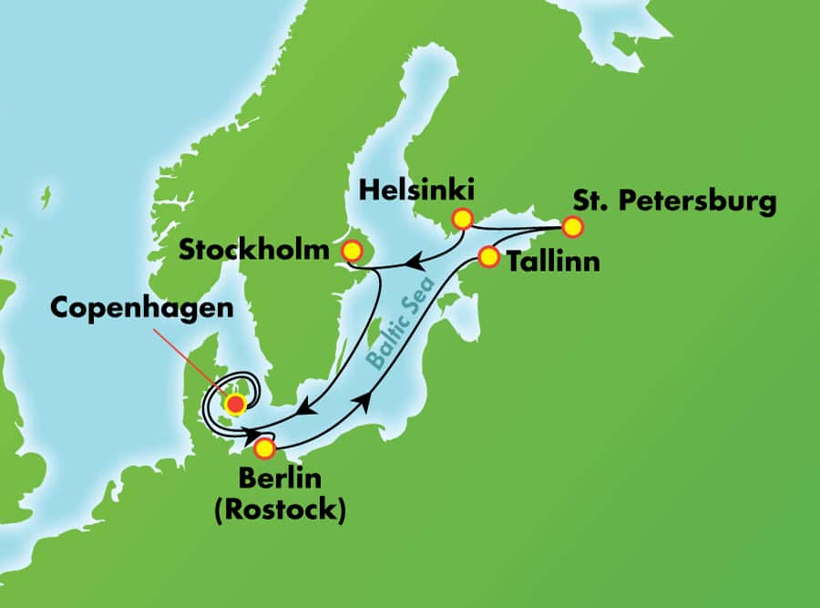 9-Day Scandinavia, Russia & Baltic from Copenhagen (Variation)