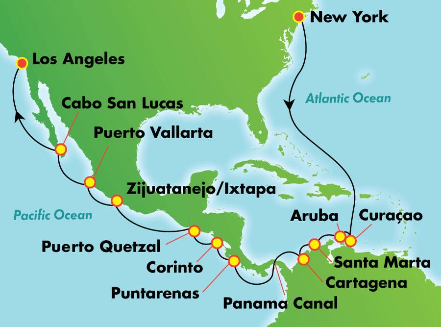 18-Day Panama Canal from New York 18-Day Panama Canal from New York