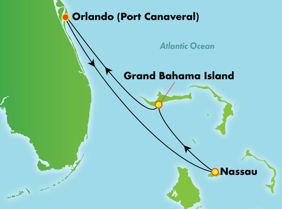 3-Day Bahamas From Orlando (Port Canaveral) 3-Day Bahamas From Orlando (Port Canaveral)