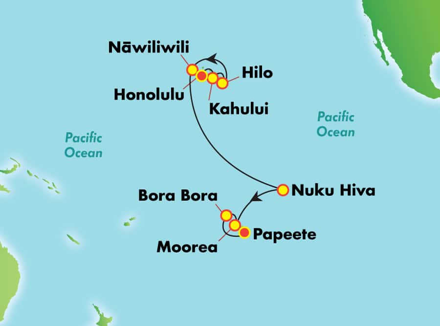 13-Day Hawaii & French Polynesia from Honolulu