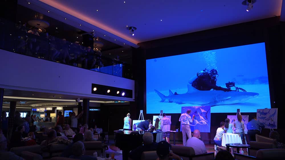 Guy Harvey Live Drawing on Norwegian Escape