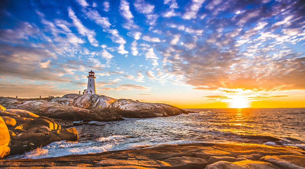 Halifax, Nova Scotia Lighthouse Sunset