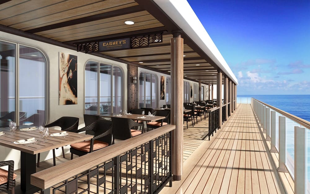 Norwegian Cagney's The Waterfront Norwegian Encore Dining, Bars & Lounges Announced