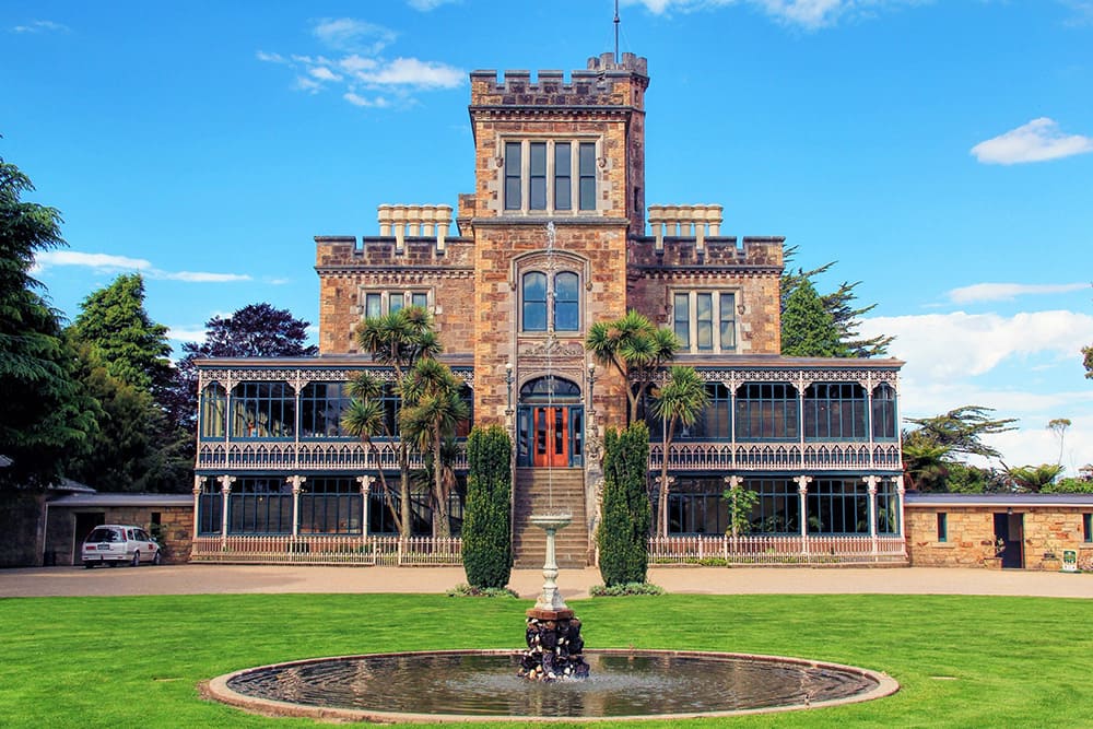 New Zealand Larnach Castle near Dunedin, New Zealand
