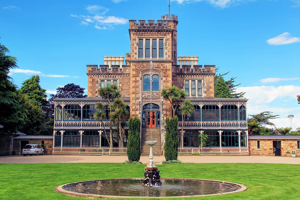 Castillo de Larnach cerca de Dunedin, Nueva Zelanda