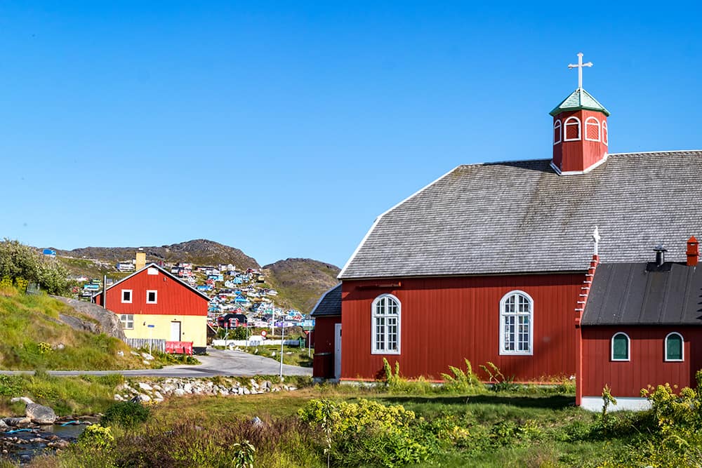 Frelserens Kirke Church, Qaqortoq, Julianehab, Greenland