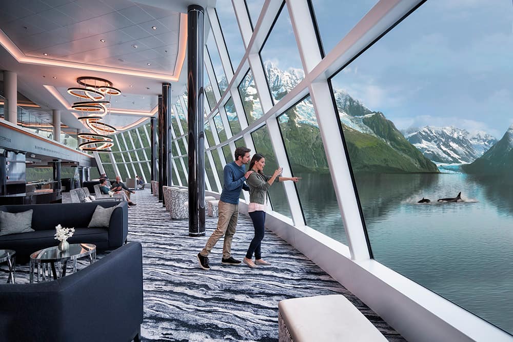 Norwegian Observation Lounge - Alaska Cruise