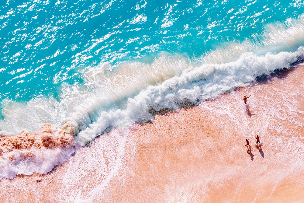 Visit the pink sand beaches of Bermuda