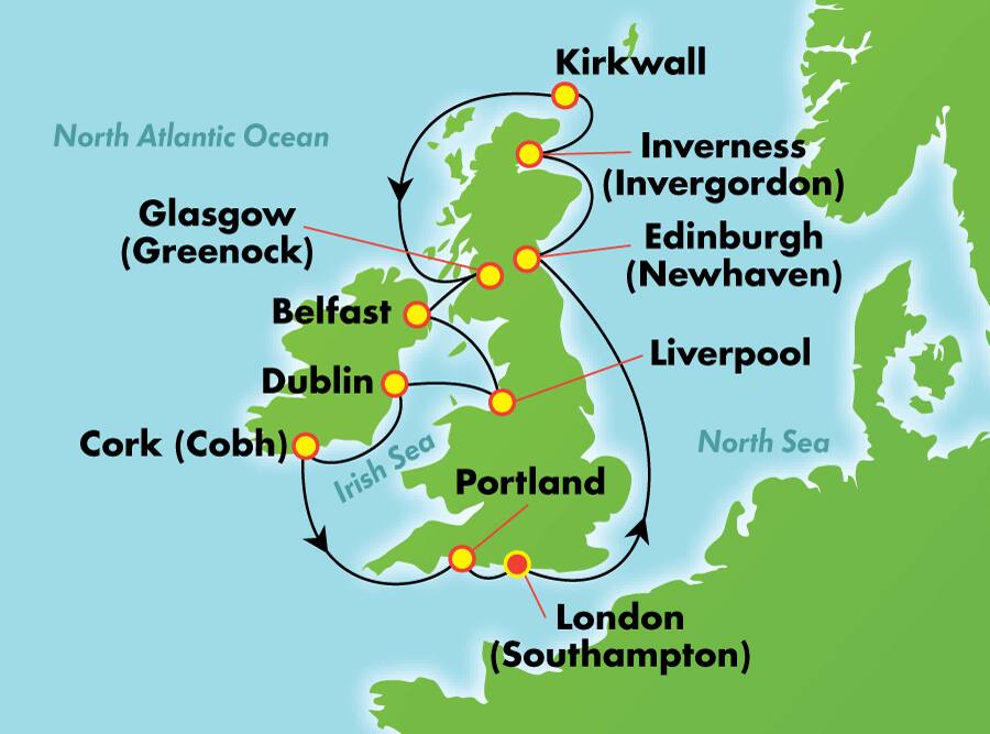 11Day Scotland, England & Ireland British Isles Heritage from London