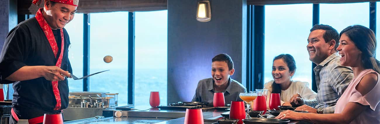 Teppanyaki Flying Shrimp