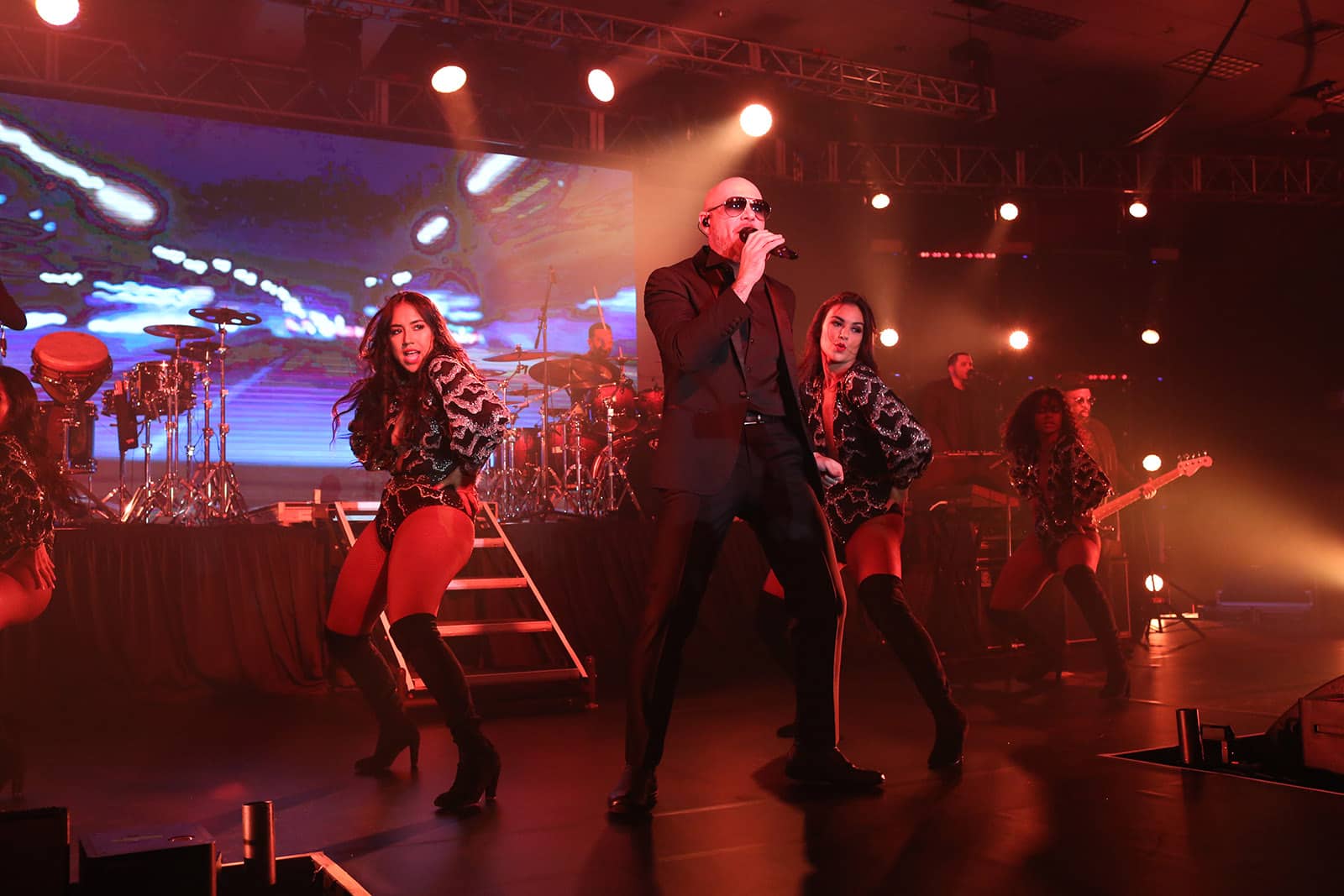 Pitbull Performs at CruiseWorld 2018 Event Hosted by Norwegian