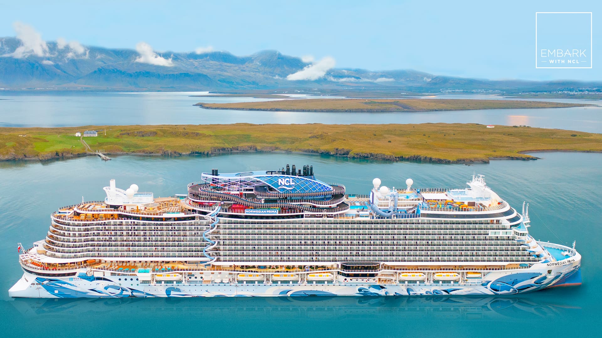 Christening Norwegian Prima: First in Class