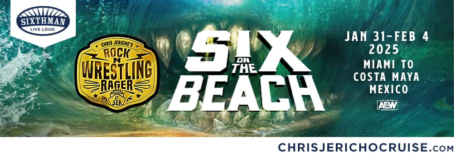 Chris Jerichos „Rock 'N' Wrestling Rager at Sea: Six On The Beach“