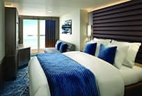 Alojamiento en el crucero: suites Club con balcón