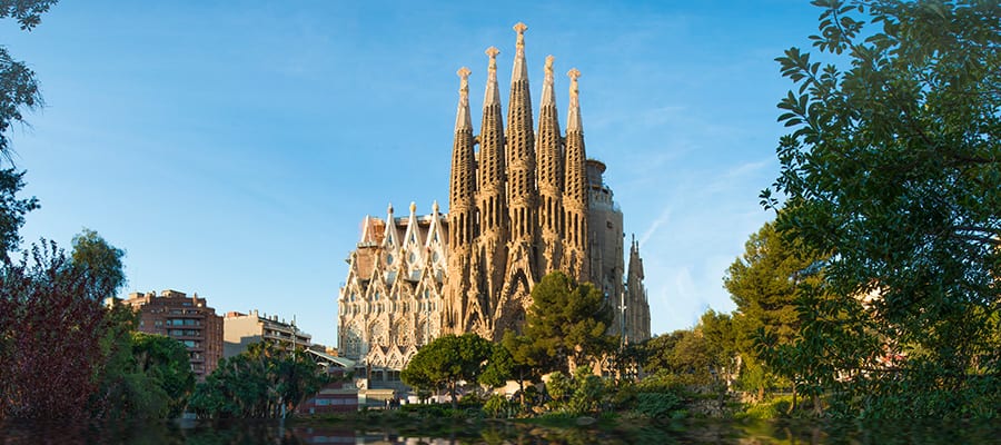 La Sagrada Familia de Gaudi, Barcelone