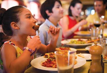 Restaurantes no cruzeiro