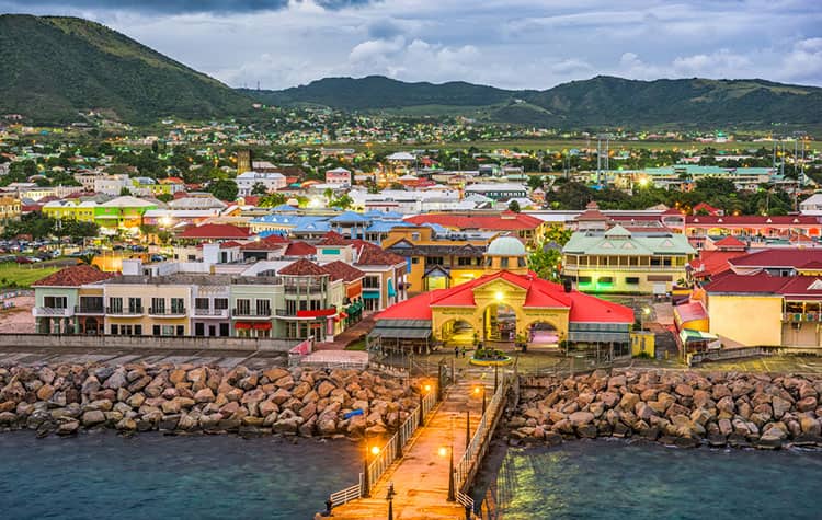 Faça um cruzeiro para São Cristóvão no leste do Caribe com a Norwegian