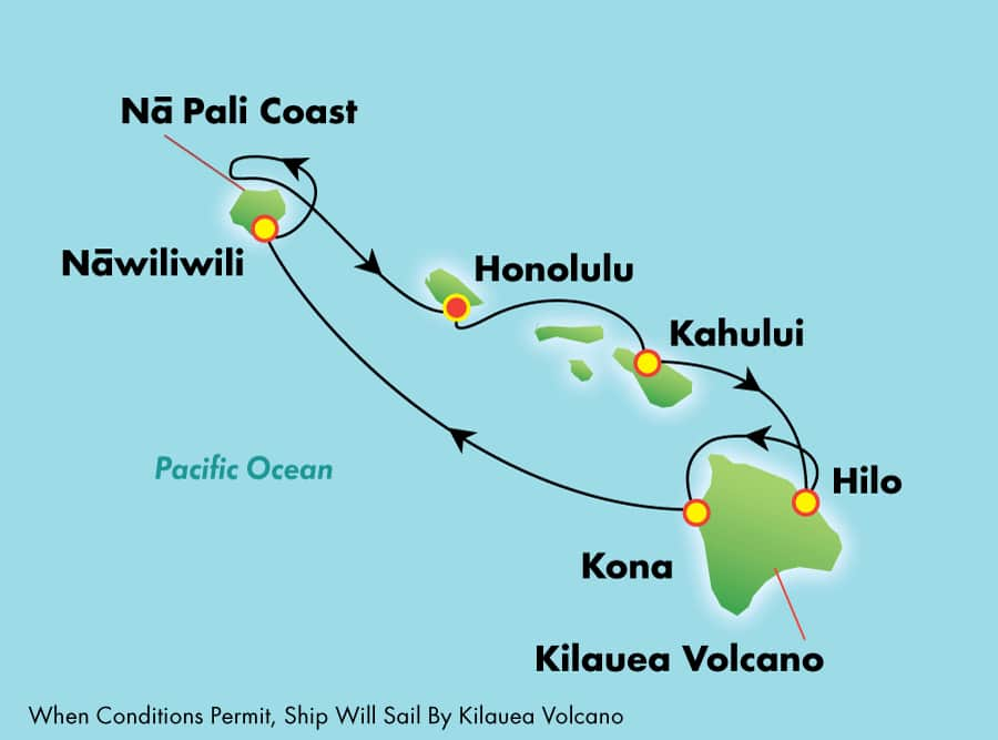 7-Day Hawaii, Round-trip Honolulu