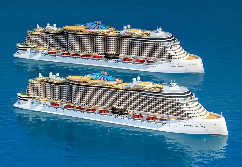 Norwegian Cruise Line Holdings confirma pedidos del quinto y sexto barco para