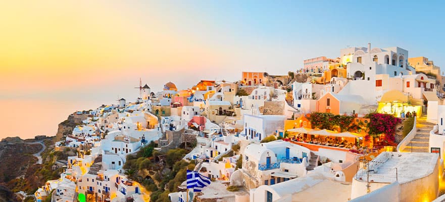 Islas griegas desde Roma: Santorini, Atenas y Florencia, 10 días