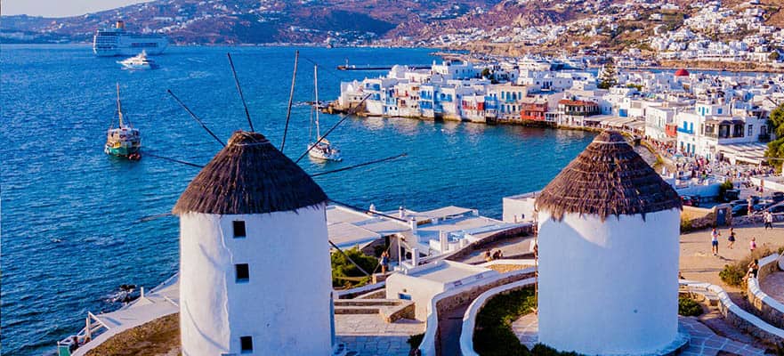 Islas griegas, viaje de ida y vuelta desde Venecia: Santorini, Míconos y Croacia, 7 días