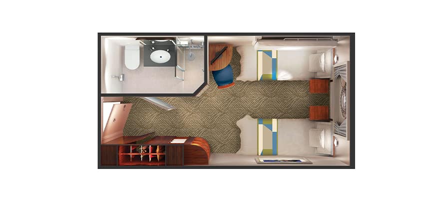 Obstructed Oceanview floor plan